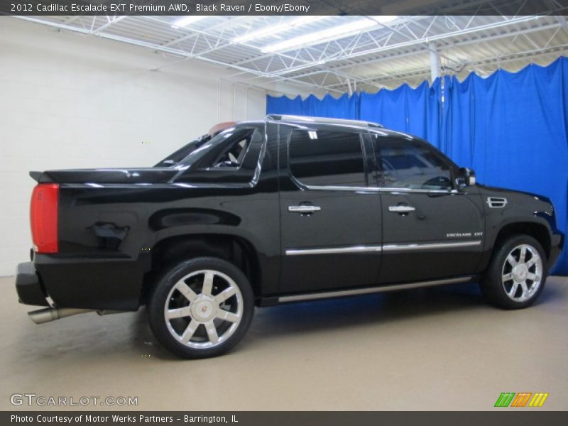 Black Raven / Ebony/Ebony 2012 Cadillac Escalade EXT Premium AWD