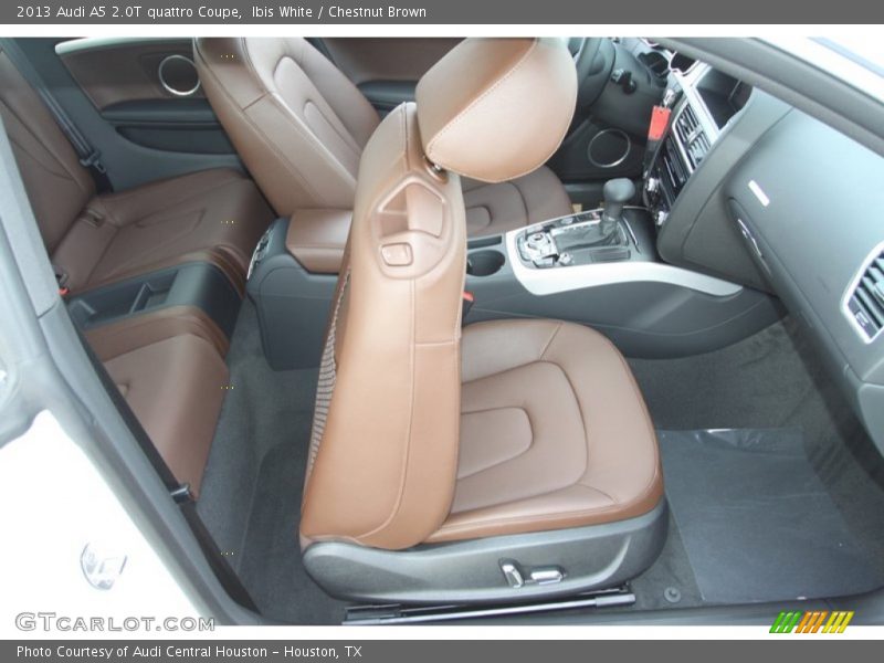 Ibis White / Chestnut Brown 2013 Audi A5 2.0T quattro Coupe
