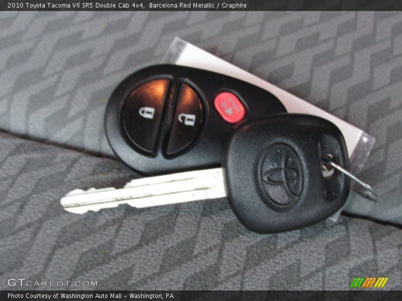 Barcelona Red Metallic / Graphite 2010 Toyota Tacoma V6 SR5 Double Cab 4x4