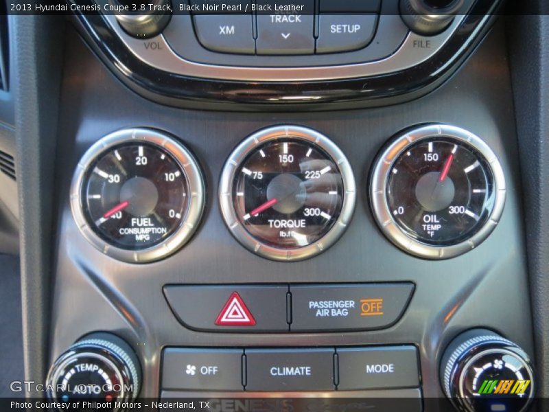  2013 Genesis Coupe 3.8 Track 3.8 Track Gauges