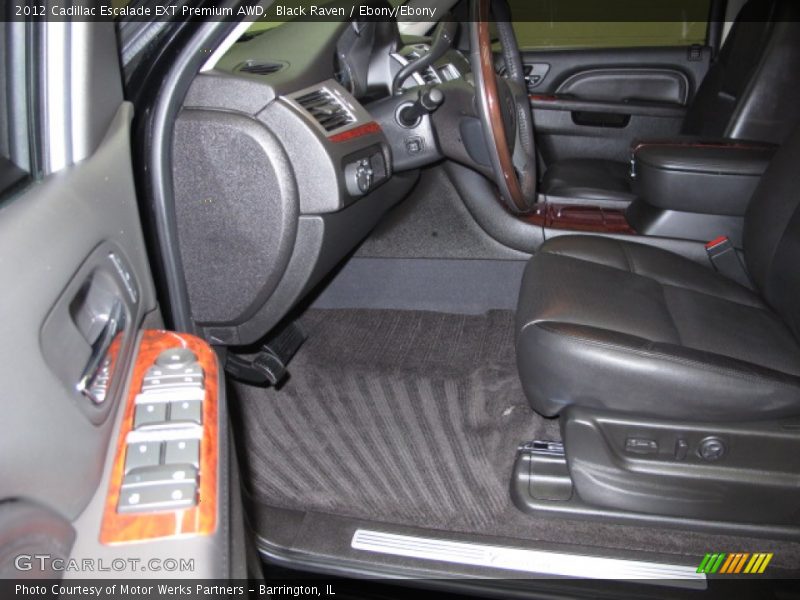 Black Raven / Ebony/Ebony 2012 Cadillac Escalade EXT Premium AWD