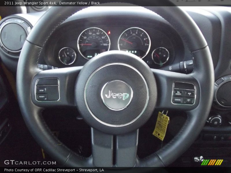 Detonator Yellow / Black 2011 Jeep Wrangler Sport 4x4