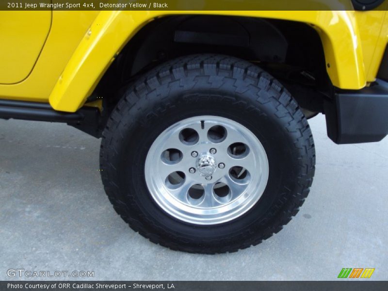 Detonator Yellow / Black 2011 Jeep Wrangler Sport 4x4