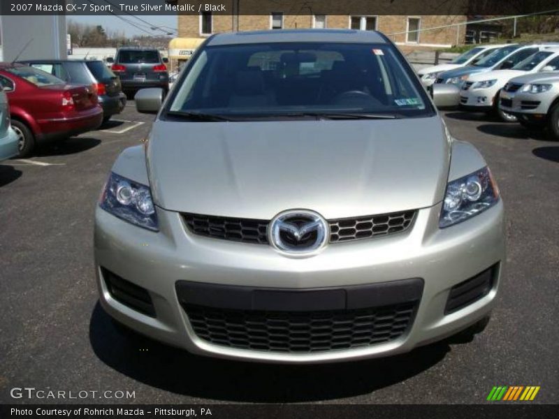 True Silver Metallic / Black 2007 Mazda CX-7 Sport