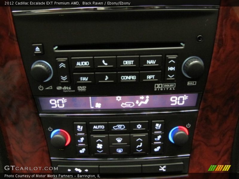 Black Raven / Ebony/Ebony 2012 Cadillac Escalade EXT Premium AWD