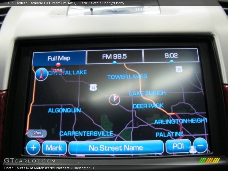 Black Raven / Ebony/Ebony 2012 Cadillac Escalade EXT Premium AWD