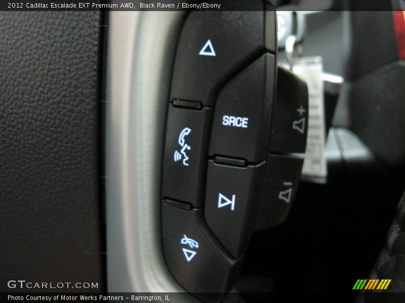 Black Raven / Ebony/Ebony 2012 Cadillac Escalade EXT Premium AWD