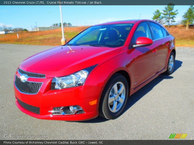 Crystal Red Metallic Tintcoat / Jet Black 2013 Chevrolet Cruze LT/RS