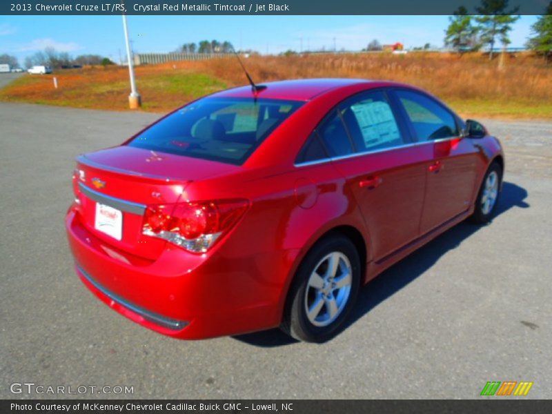 Crystal Red Metallic Tintcoat / Jet Black 2013 Chevrolet Cruze LT/RS