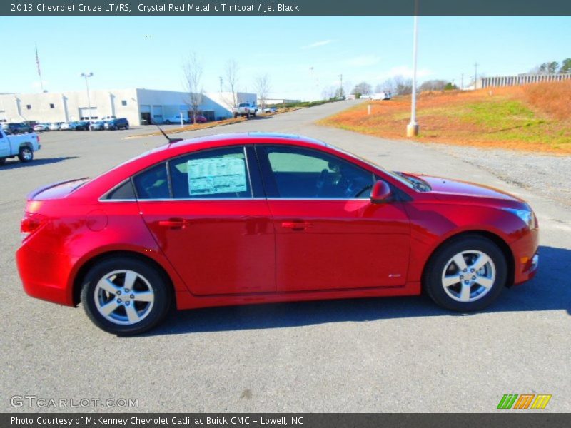 Crystal Red Metallic Tintcoat / Jet Black 2013 Chevrolet Cruze LT/RS