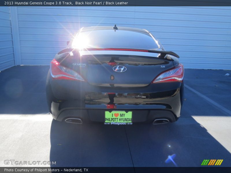 Black Noir Pearl / Black Leather 2013 Hyundai Genesis Coupe 3.8 Track