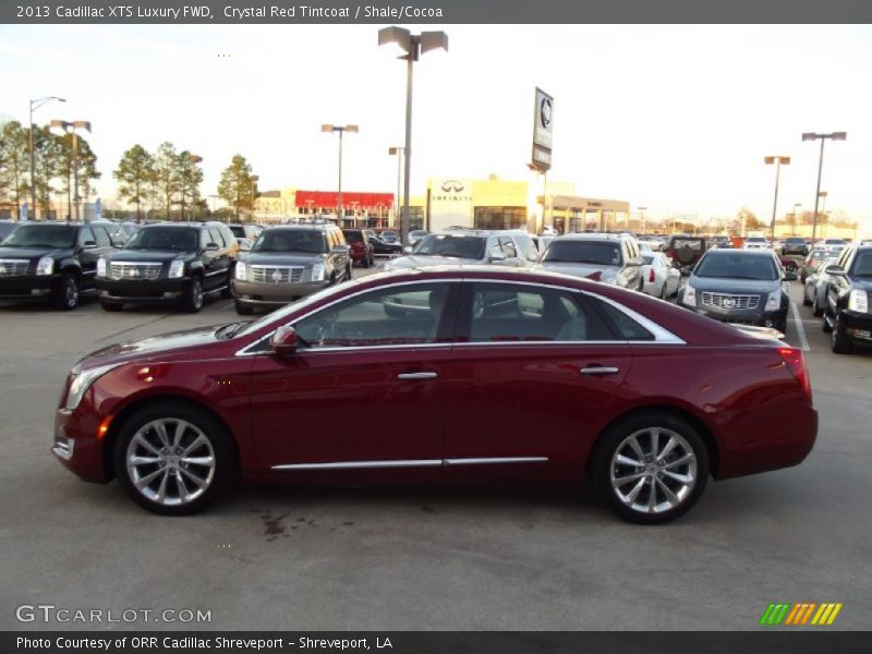 Crystal Red Tintcoat / Shale/Cocoa 2013 Cadillac XTS Luxury FWD