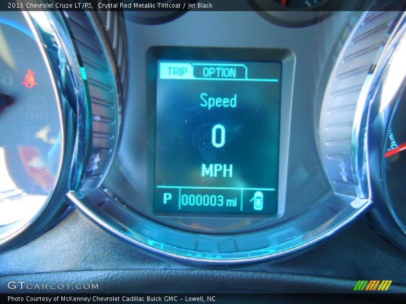 Crystal Red Metallic Tintcoat / Jet Black 2013 Chevrolet Cruze LT/RS