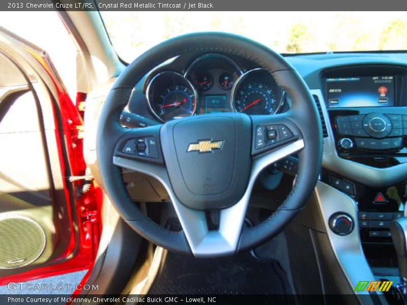 Crystal Red Metallic Tintcoat / Jet Black 2013 Chevrolet Cruze LT/RS