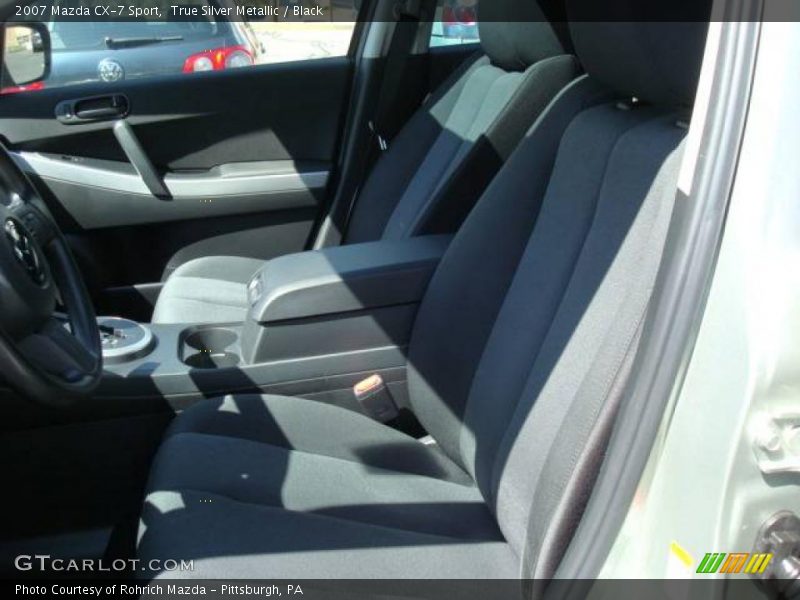 True Silver Metallic / Black 2007 Mazda CX-7 Sport