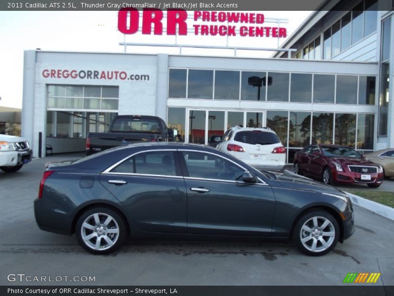 Thunder Gray ChromaFlair / Jet Black/Jet Black Accents 2013 Cadillac ATS 2.5L