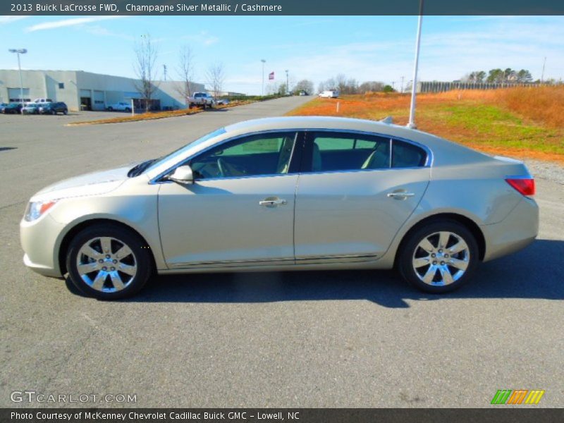 Champagne Silver Metallic / Cashmere 2013 Buick LaCrosse FWD