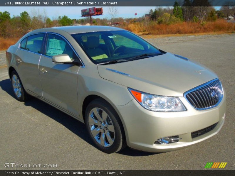 Champagne Silver Metallic / Cashmere 2013 Buick LaCrosse FWD
