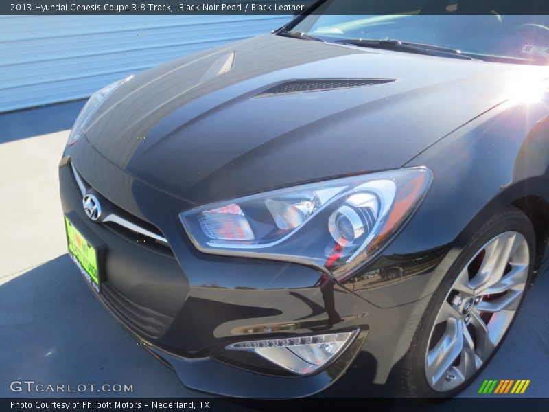 Black Noir Pearl / Black Leather 2013 Hyundai Genesis Coupe 3.8 Track