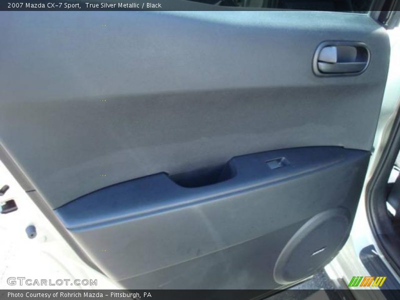 True Silver Metallic / Black 2007 Mazda CX-7 Sport