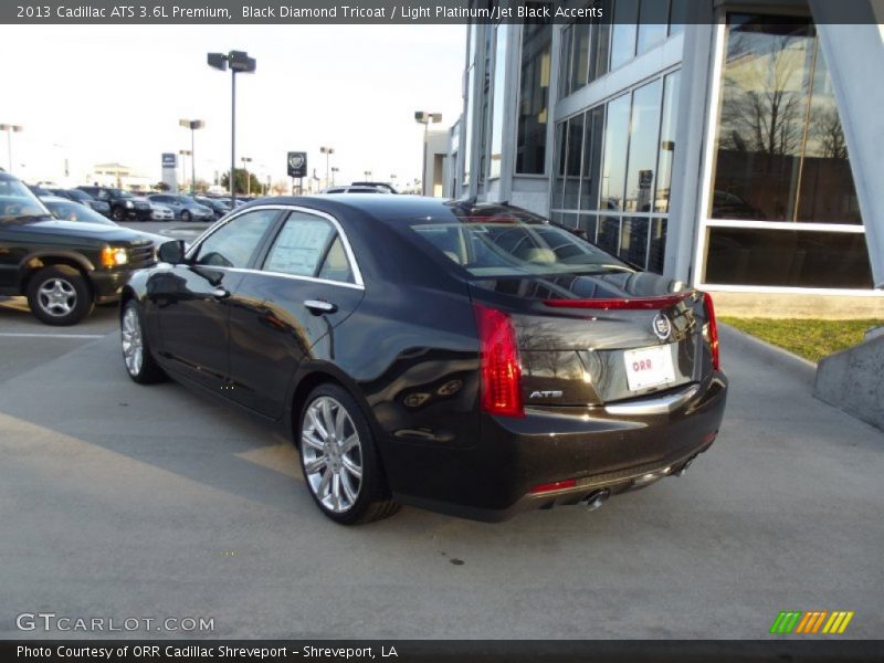 Black Diamond Tricoat / Light Platinum/Jet Black Accents 2013 Cadillac ATS 3.6L Premium