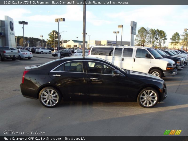 Black Diamond Tricoat / Light Platinum/Jet Black Accents 2013 Cadillac ATS 3.6L Premium