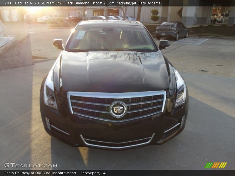 Black Diamond Tricoat / Light Platinum/Jet Black Accents 2013 Cadillac ATS 3.6L Premium
