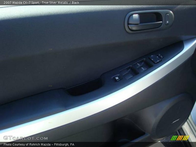True Silver Metallic / Black 2007 Mazda CX-7 Sport