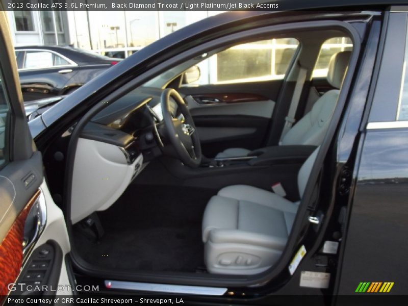  2013 ATS 3.6L Premium Light Platinum/Jet Black Accents Interior
