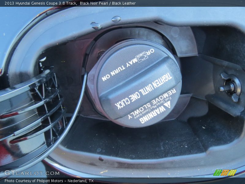 Black Noir Pearl / Black Leather 2013 Hyundai Genesis Coupe 3.8 Track
