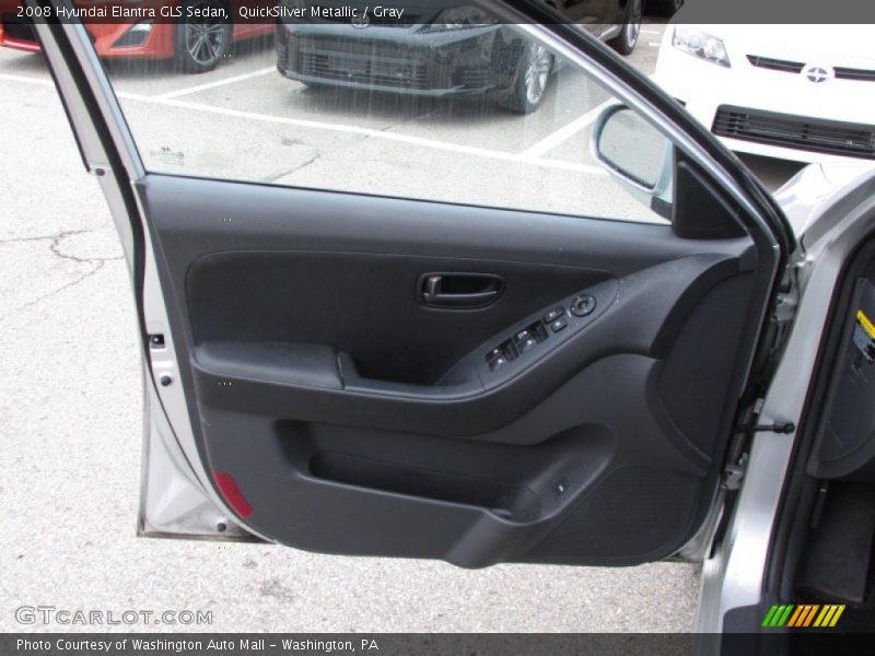 QuickSilver Metallic / Gray 2008 Hyundai Elantra GLS Sedan
