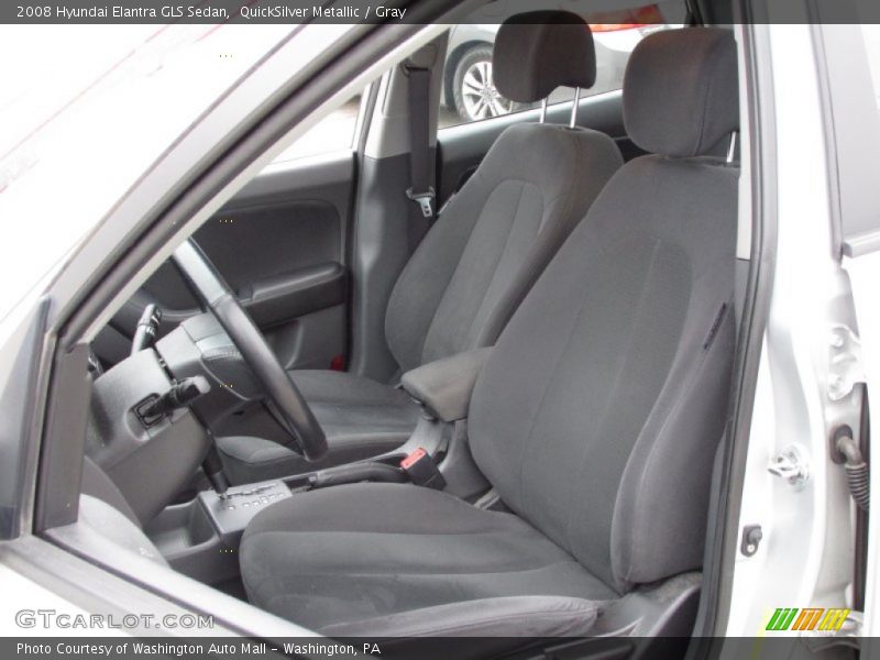 QuickSilver Metallic / Gray 2008 Hyundai Elantra GLS Sedan