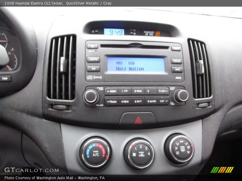 QuickSilver Metallic / Gray 2008 Hyundai Elantra GLS Sedan