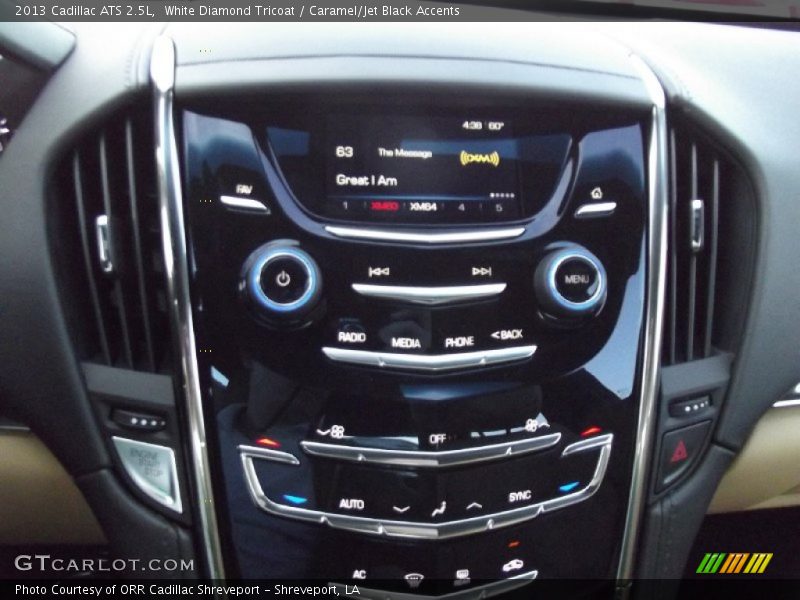 White Diamond Tricoat / Caramel/Jet Black Accents 2013 Cadillac ATS 2.5L