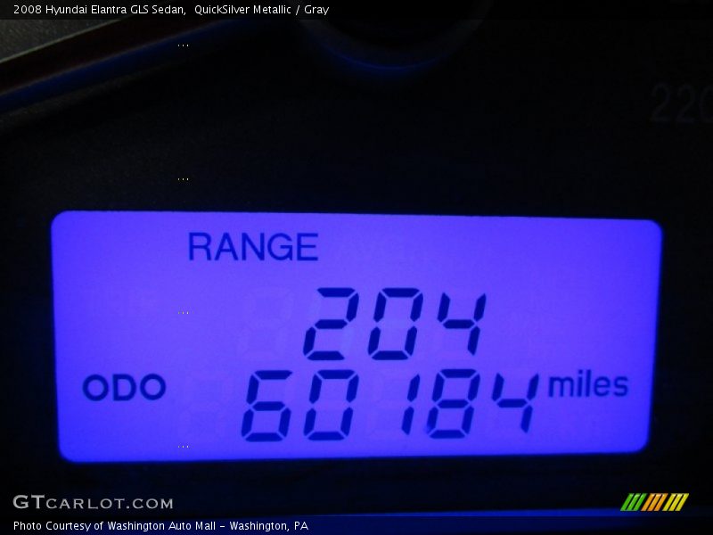 QuickSilver Metallic / Gray 2008 Hyundai Elantra GLS Sedan