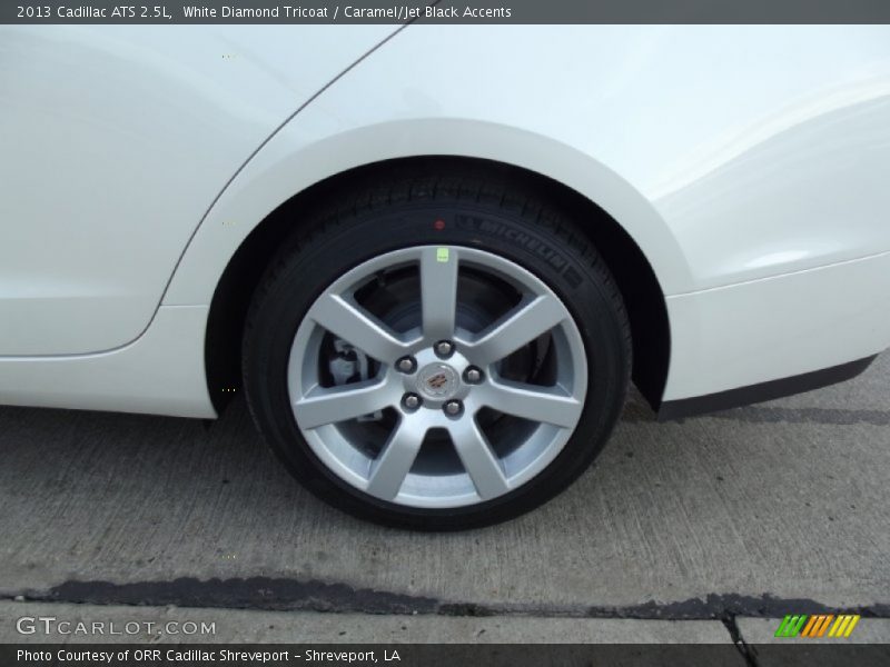 White Diamond Tricoat / Caramel/Jet Black Accents 2013 Cadillac ATS 2.5L