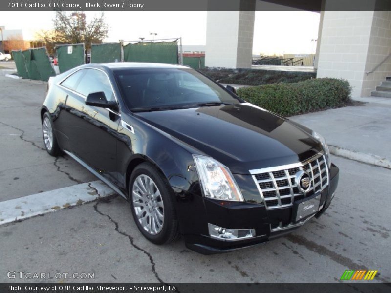 Black Raven / Ebony 2013 Cadillac CTS Coupe