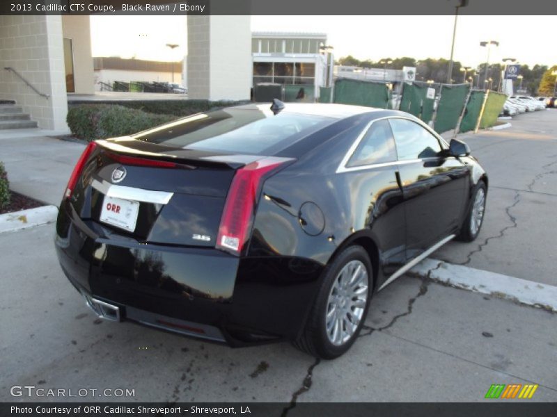 Black Raven / Ebony 2013 Cadillac CTS Coupe