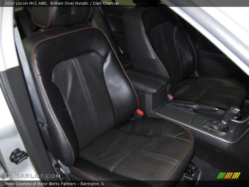 Brilliant Silver Metallic / Dark Charcoal 2010 Lincoln MKZ AWD