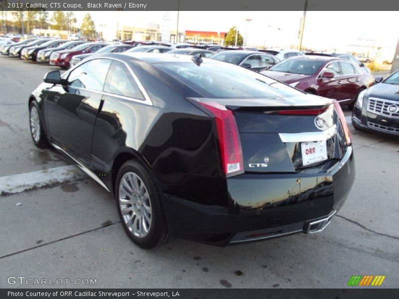 Black Raven / Ebony 2013 Cadillac CTS Coupe