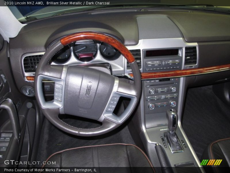 Brilliant Silver Metallic / Dark Charcoal 2010 Lincoln MKZ AWD