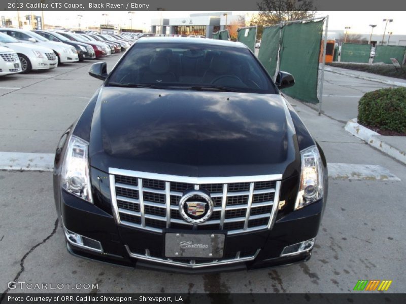 Black Raven / Ebony 2013 Cadillac CTS Coupe