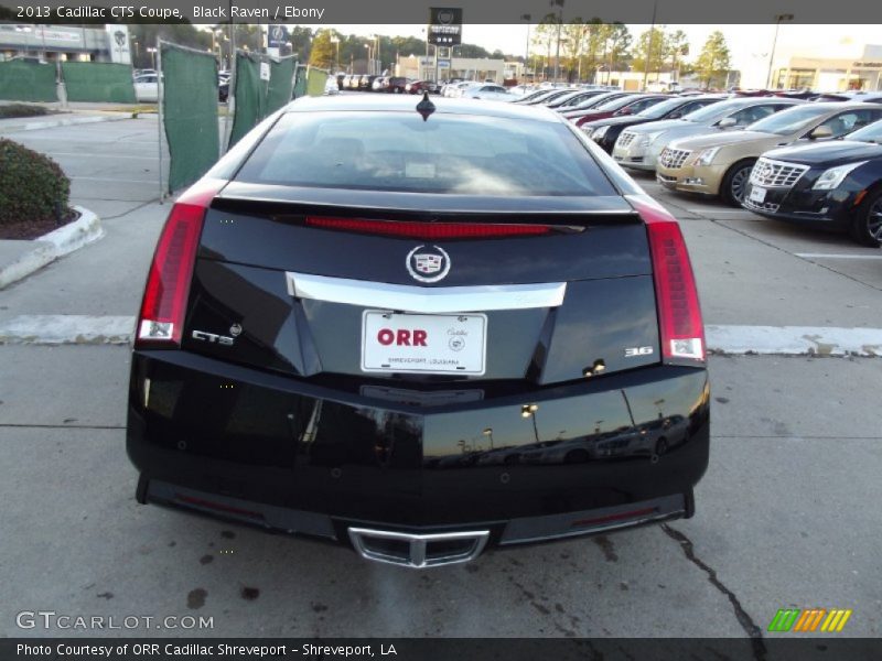 Black Raven / Ebony 2013 Cadillac CTS Coupe