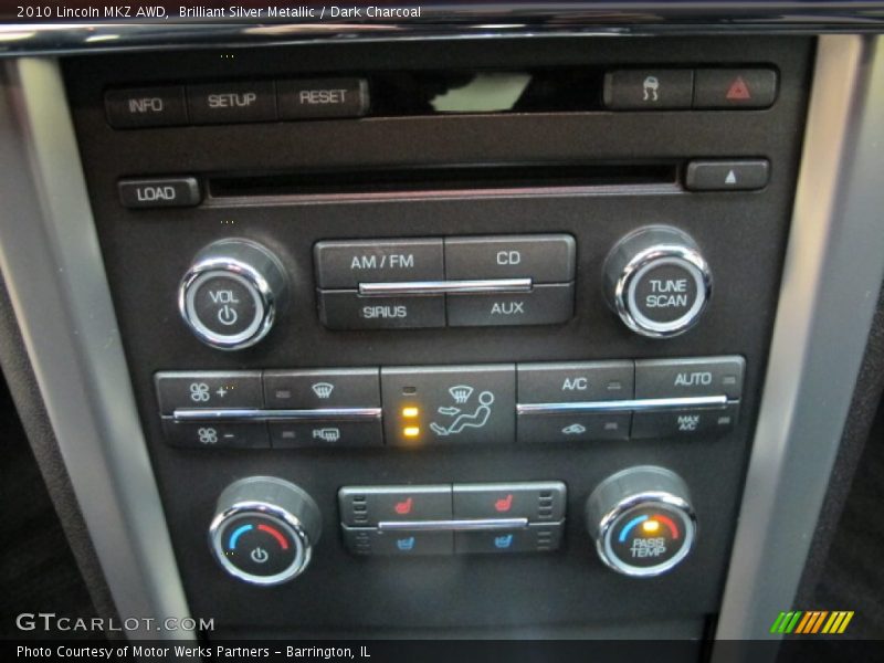 Brilliant Silver Metallic / Dark Charcoal 2010 Lincoln MKZ AWD