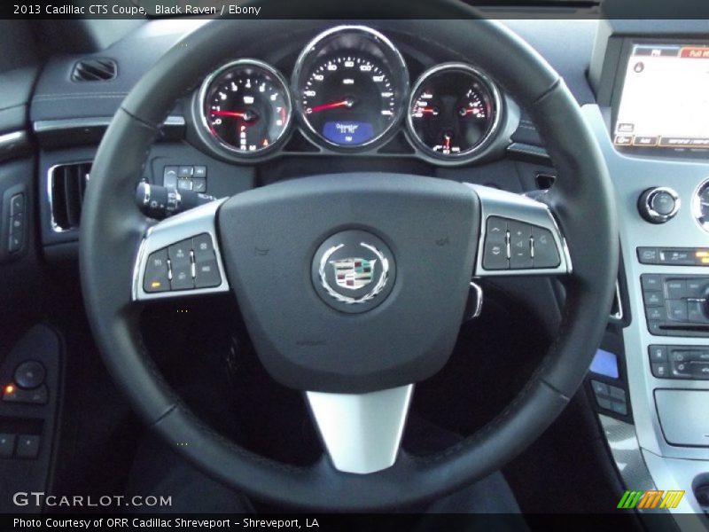 Black Raven / Ebony 2013 Cadillac CTS Coupe