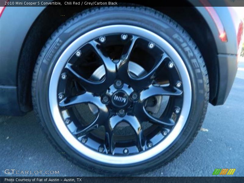 Chili Red / Grey/Carbon Black 2010 Mini Cooper S Convertible