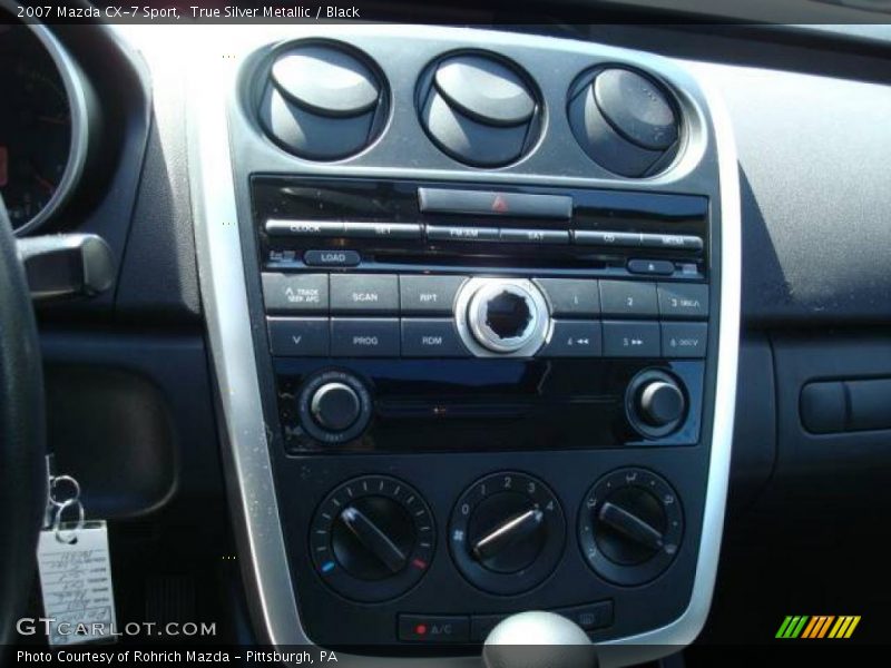 True Silver Metallic / Black 2007 Mazda CX-7 Sport