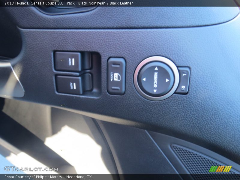 Black Noir Pearl / Black Leather 2013 Hyundai Genesis Coupe 3.8 Track