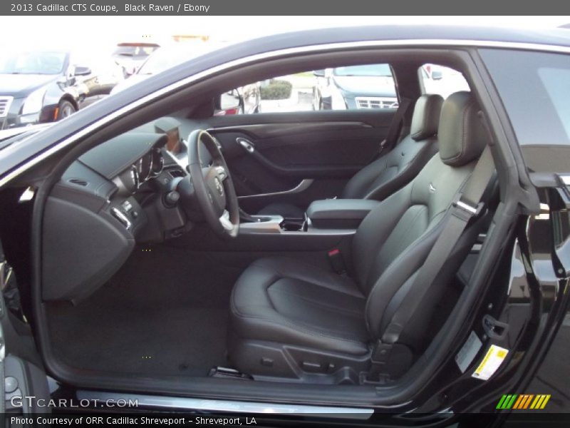 Front Seat of 2013 CTS Coupe