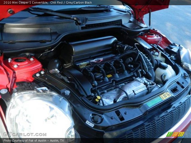 Chili Red / Grey/Carbon Black 2010 Mini Cooper S Convertible